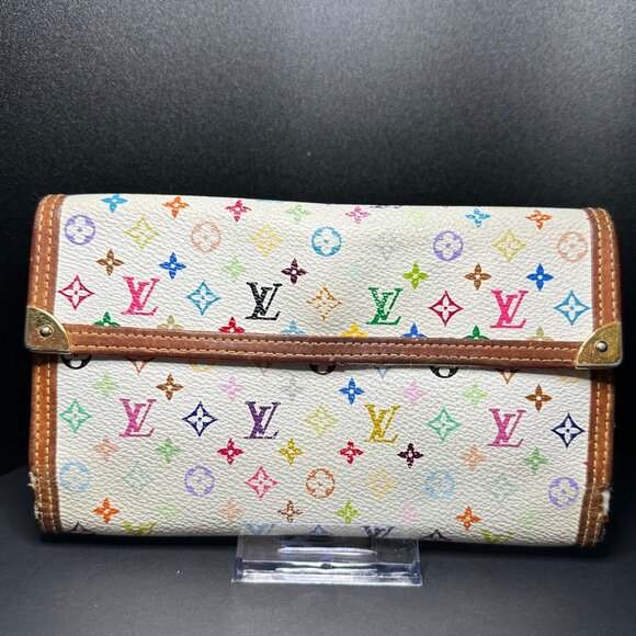 Louis Vuitton Takashi Murakami Porte Tresor International Wallet - GUC - Picture 1 of 10